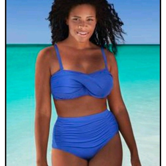 Swimsuits For All Other - Swimsuits For All Bikini Top 16 Luminary Blue Moon